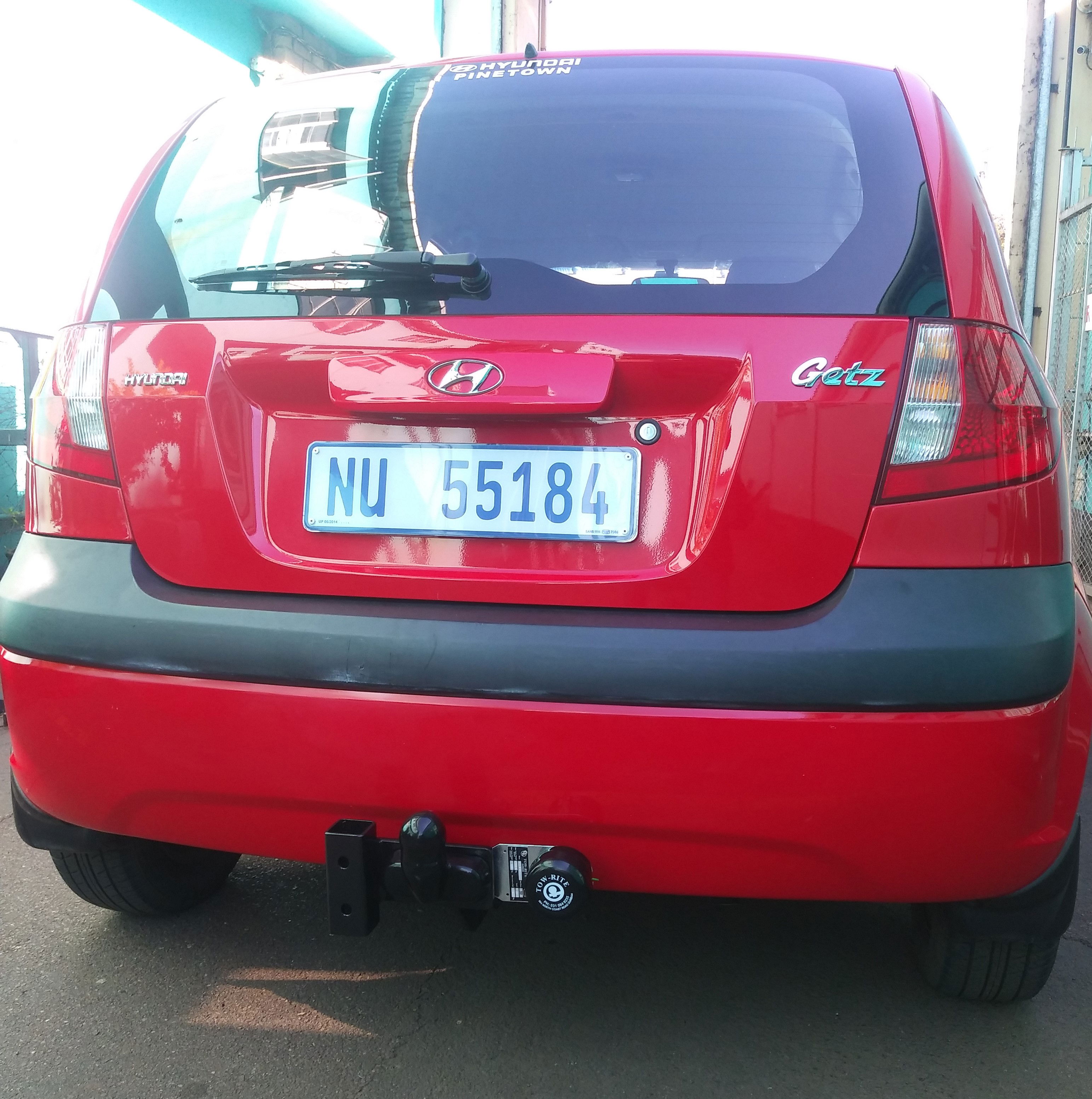 Hyundai getz outlet tow bar