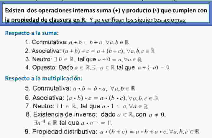 CLASIFICACIÓN Y PROPIEDADES DE LOS NÚMEROS REALES BLOG