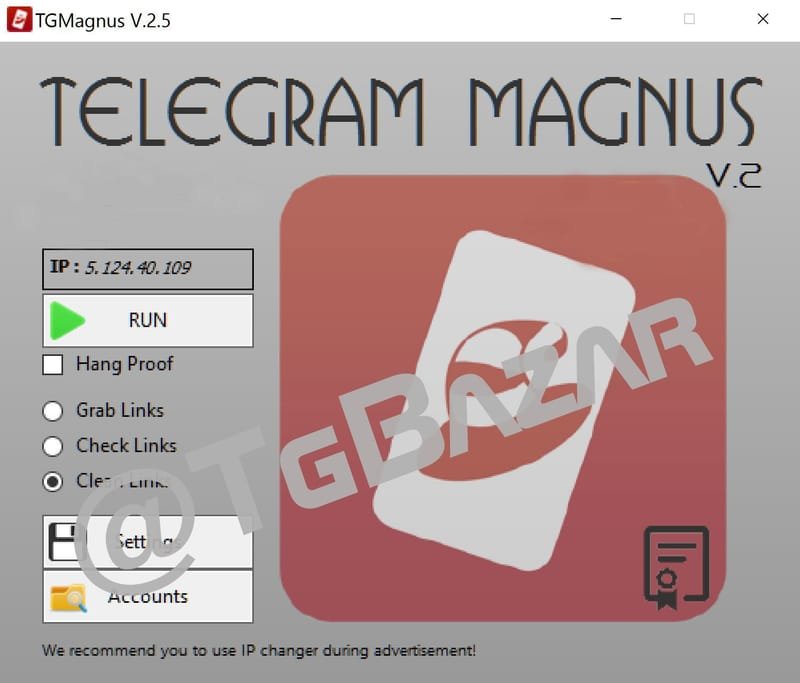 Telegram link grabber - Telegram Magnus - tgMember