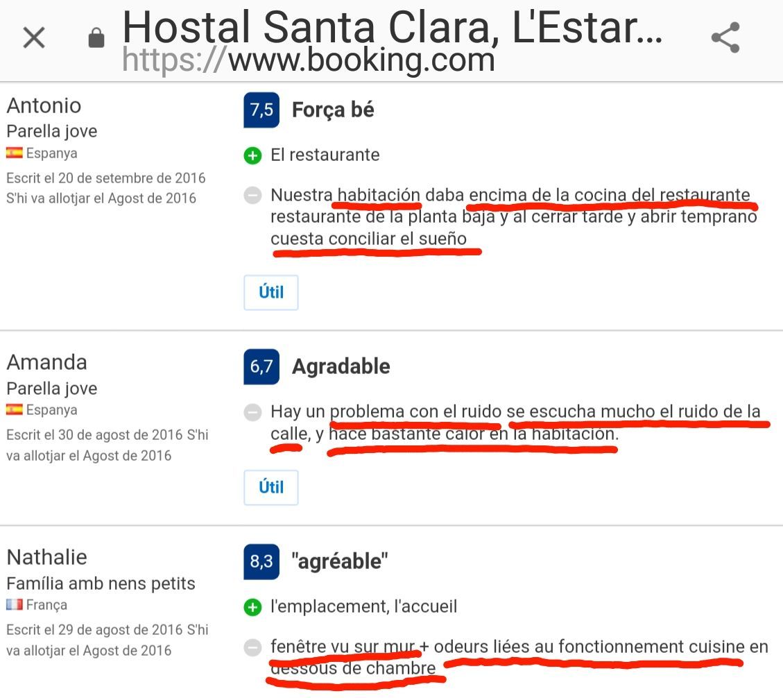 santa clara estartit opiniones