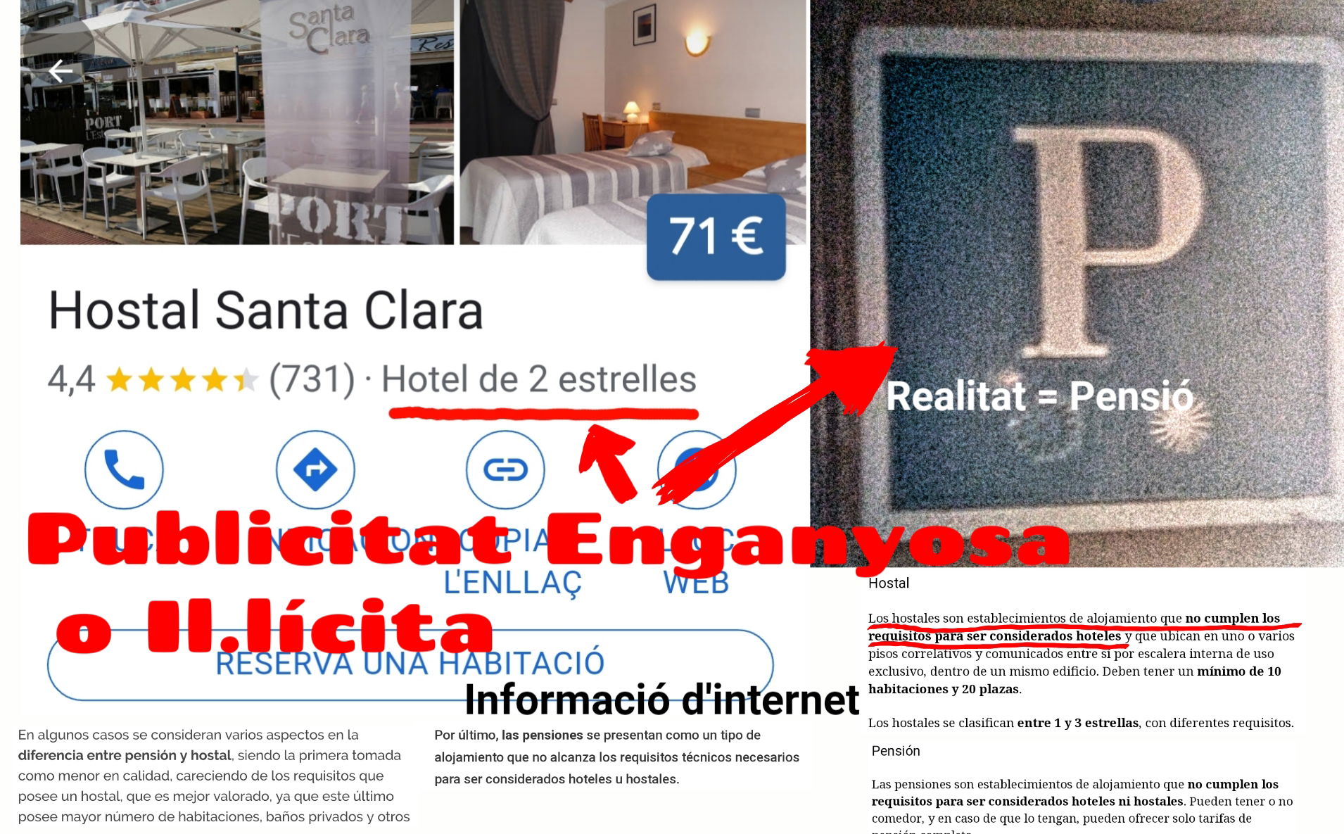Hostal santa clara estartit