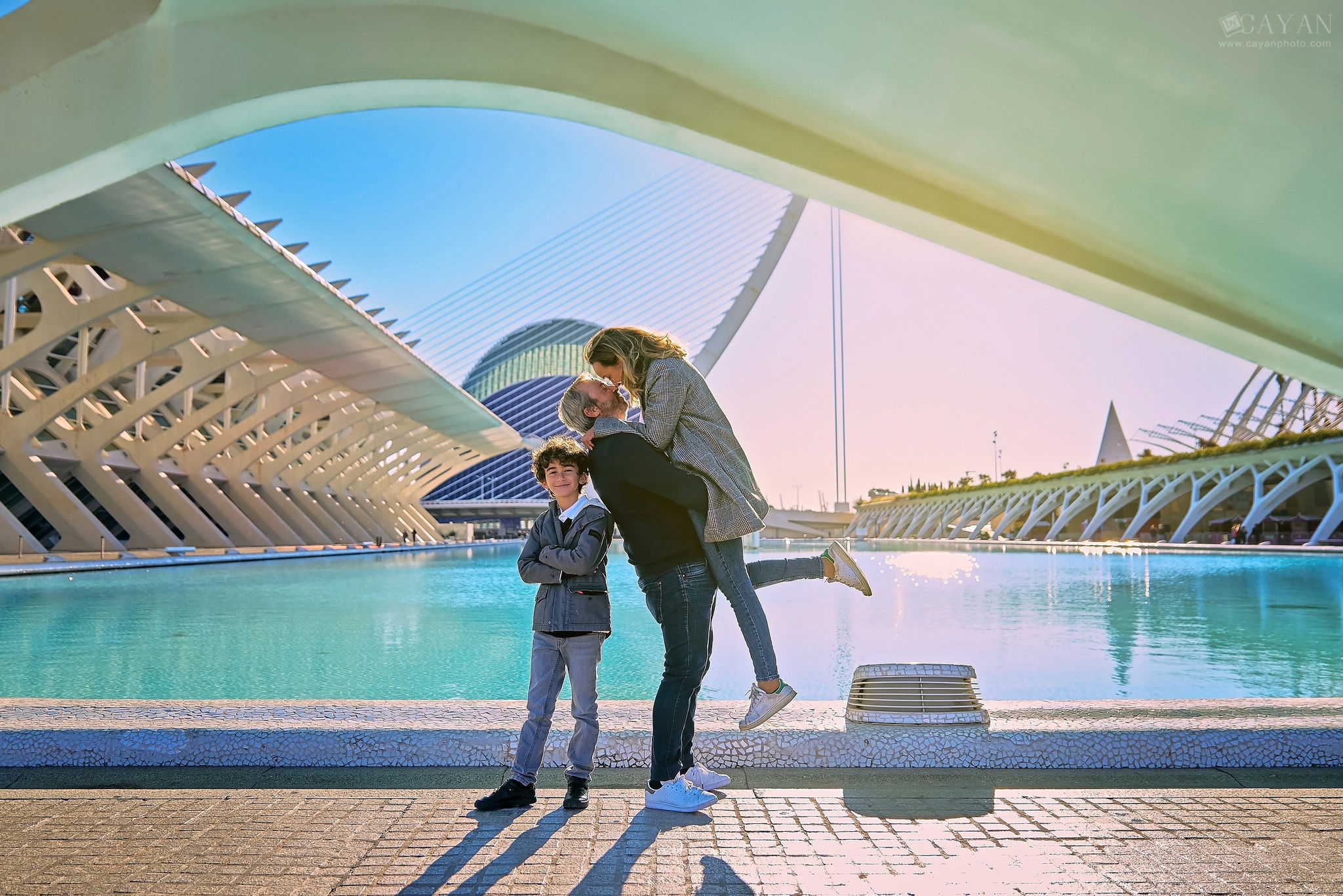 With the family Ana Sueli, Rafa & Rafinha.