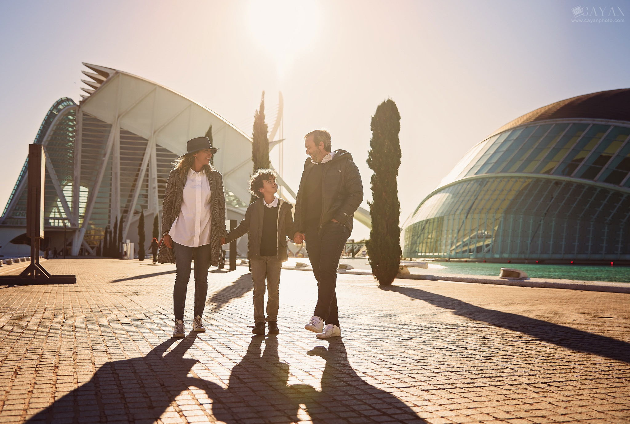 With the family Ana Sueli, Rafa & Rafinha.