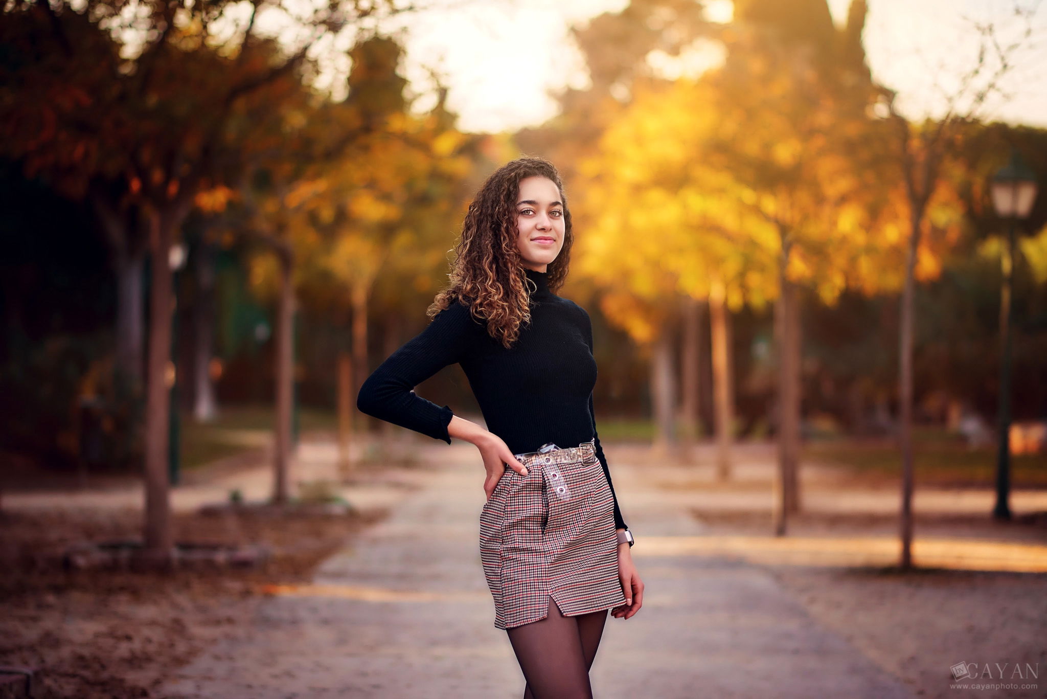 With sisters Carla and Caroline