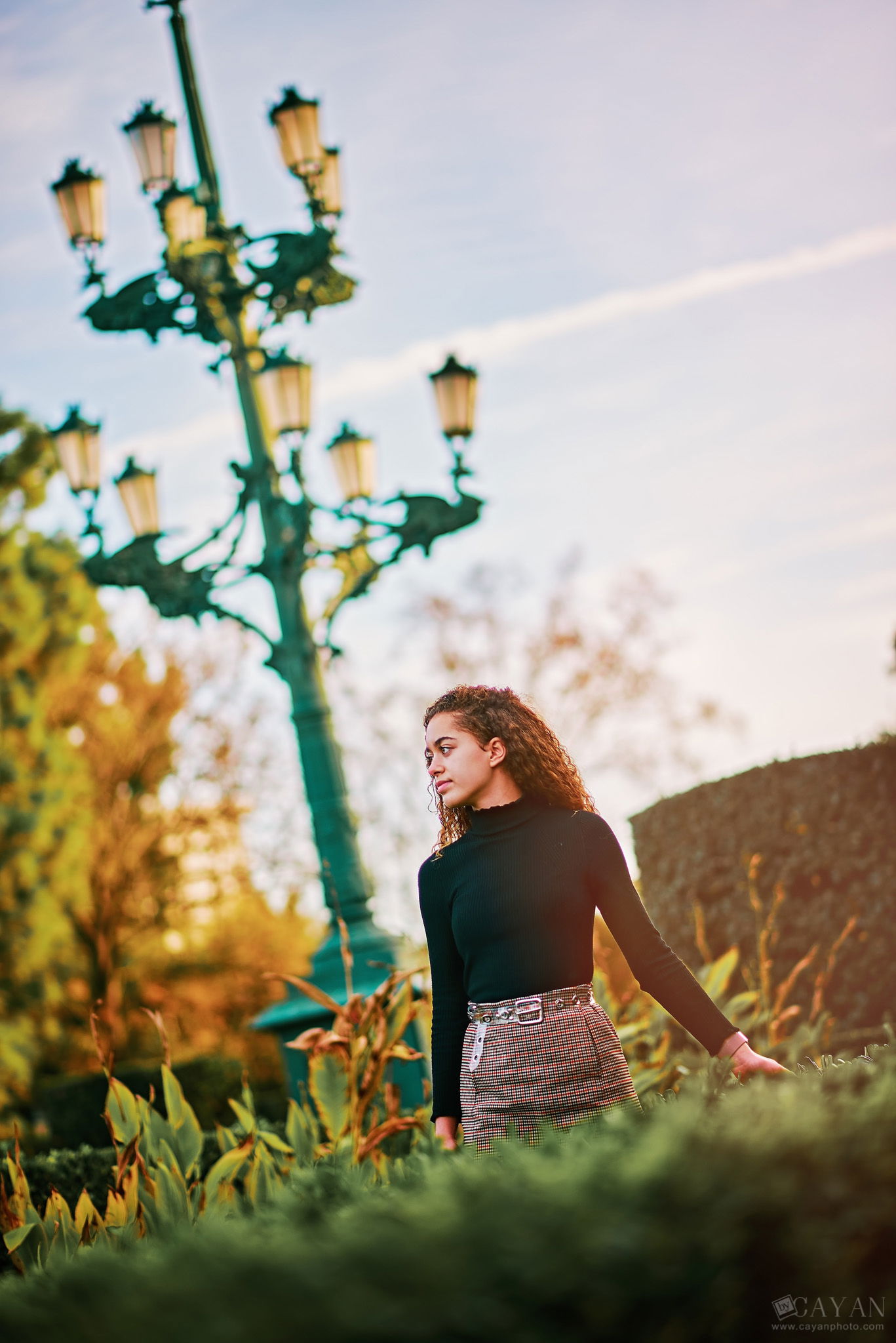 With sisters Carla and Caroline