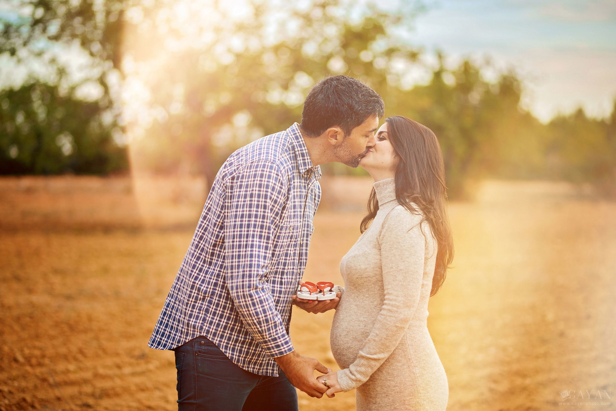 With mom and dad Aline and Alejandro.