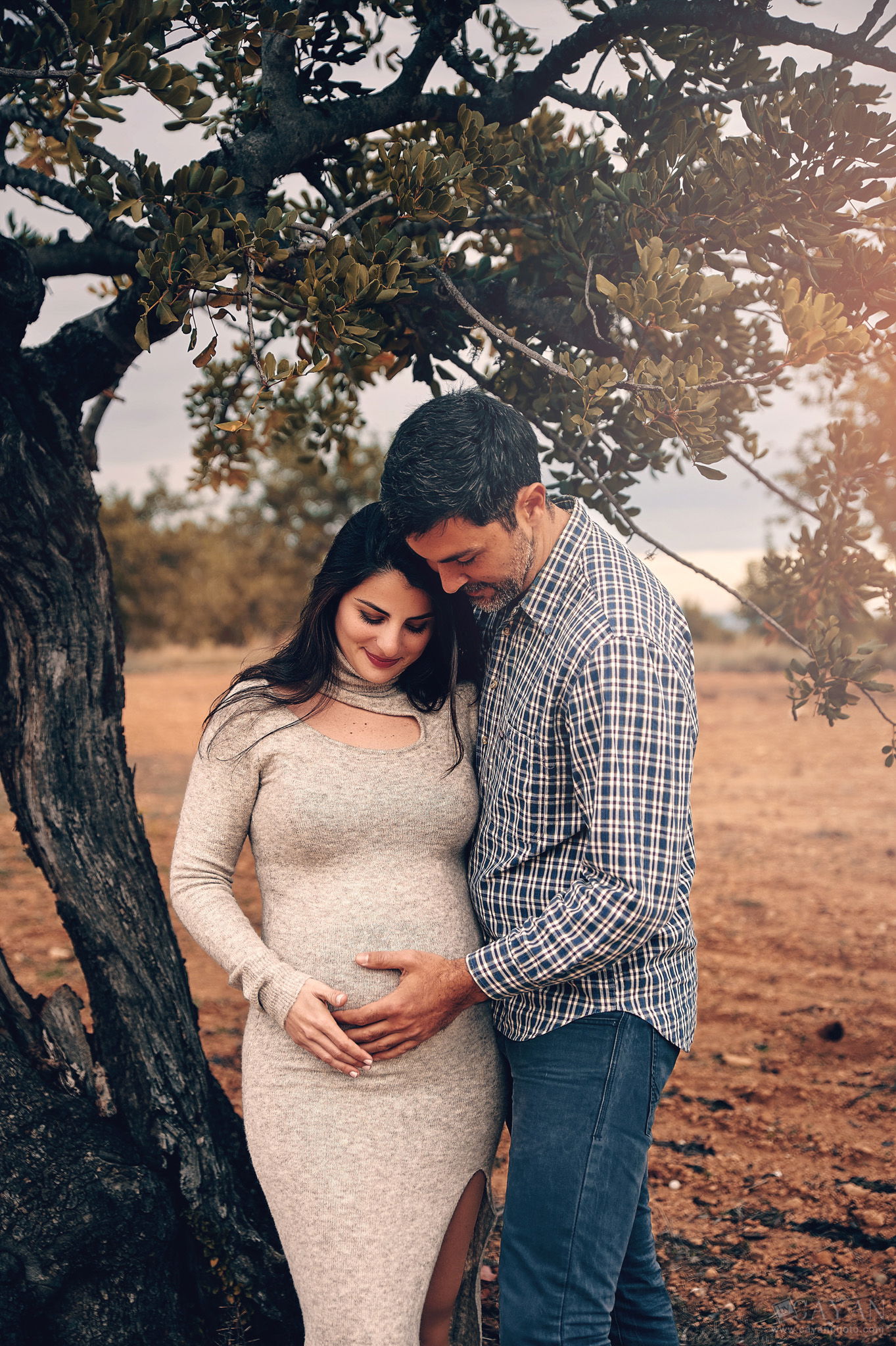 With mom and dad Aline and Alejandro.