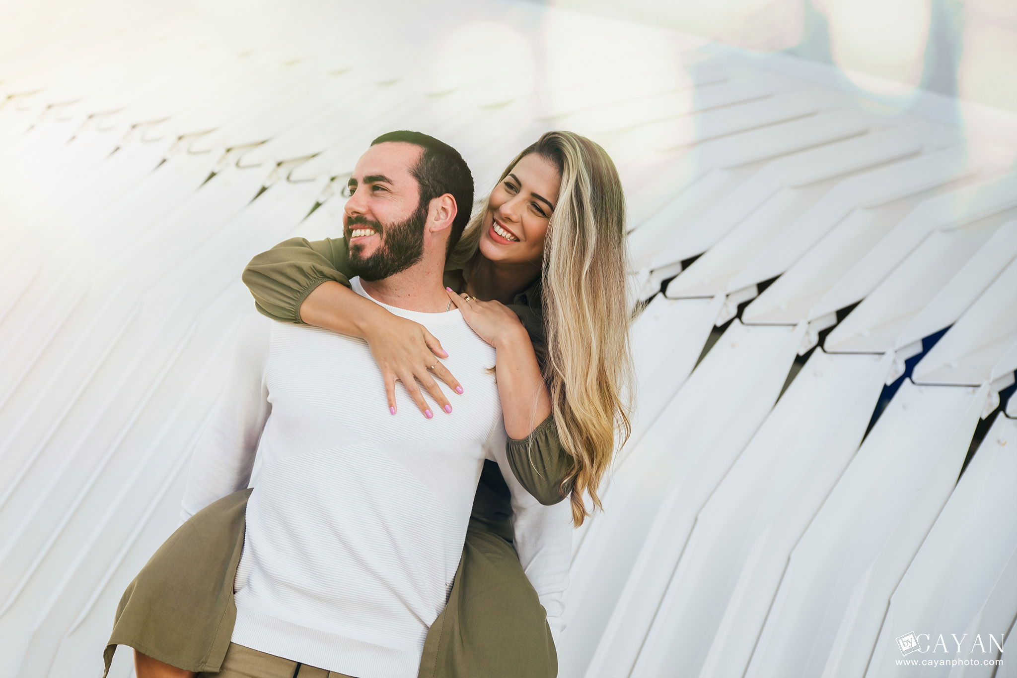 With the couple Marcelle and Felippe - @marcellelouize_