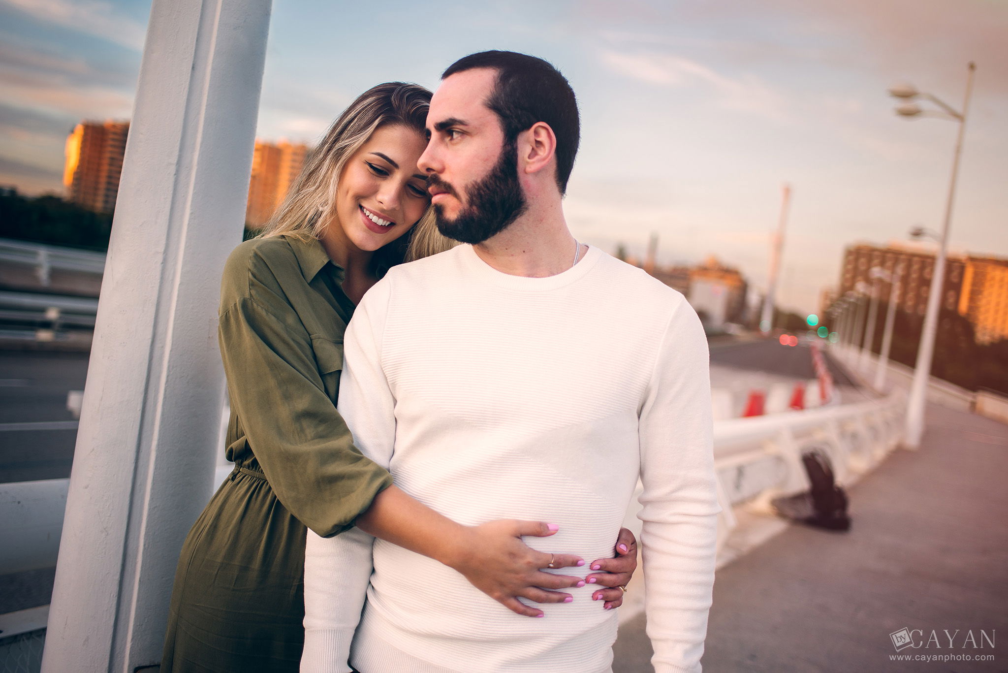 With the couple Marcelle and Felippe - @marcellelouize_