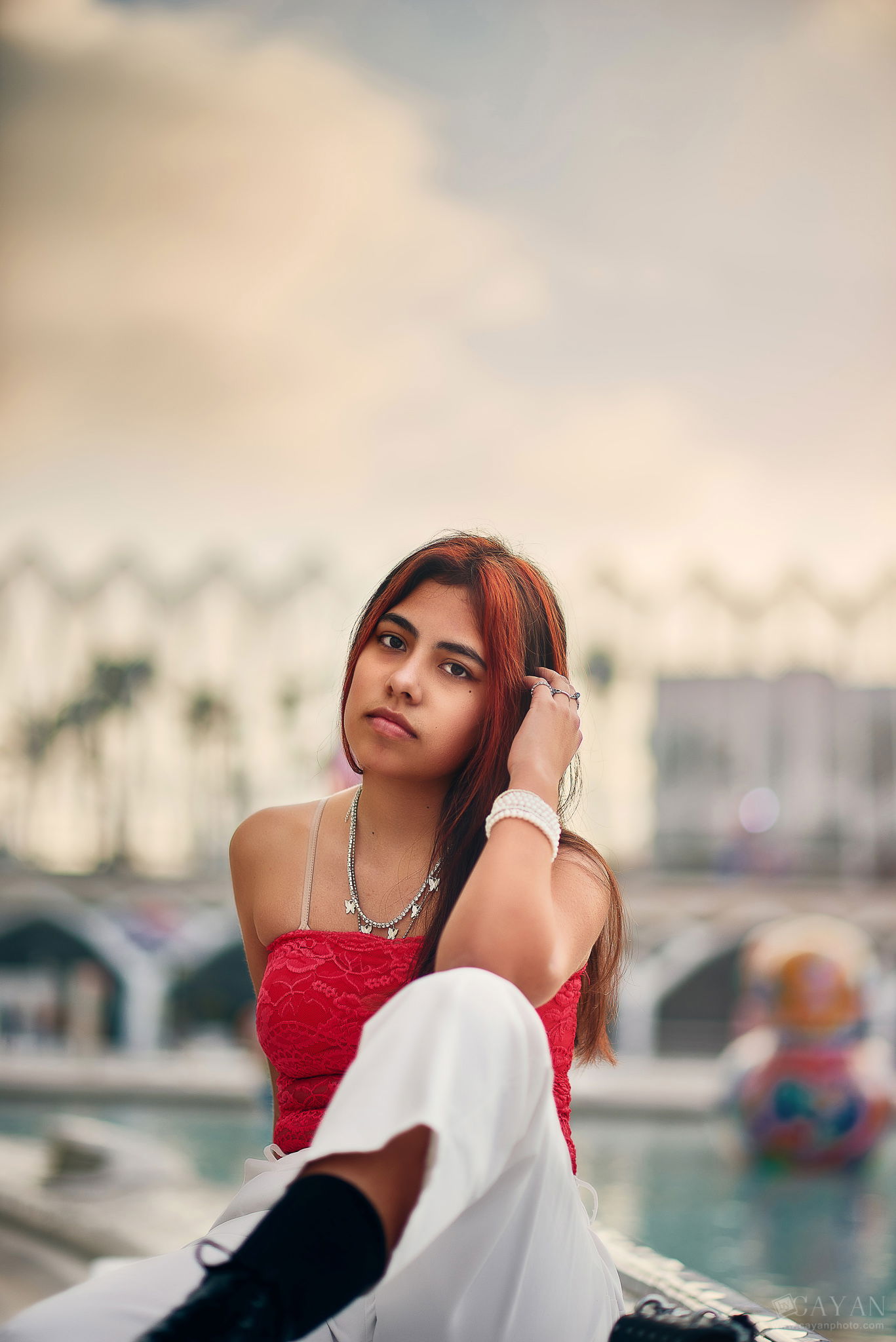 With the model Valentina - Instagram: @valeencg