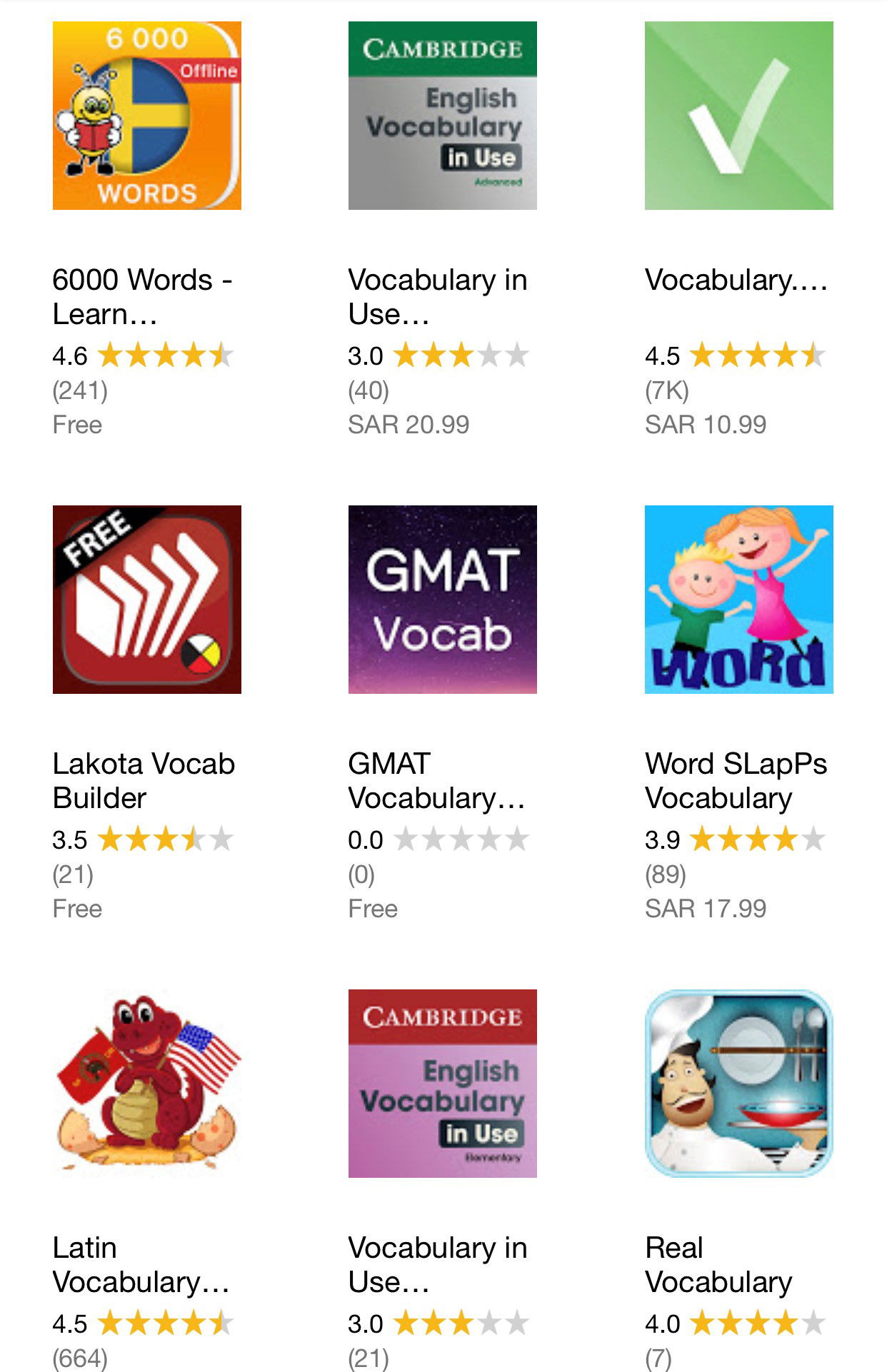 Apps for vocabulary skill site for learning English skills