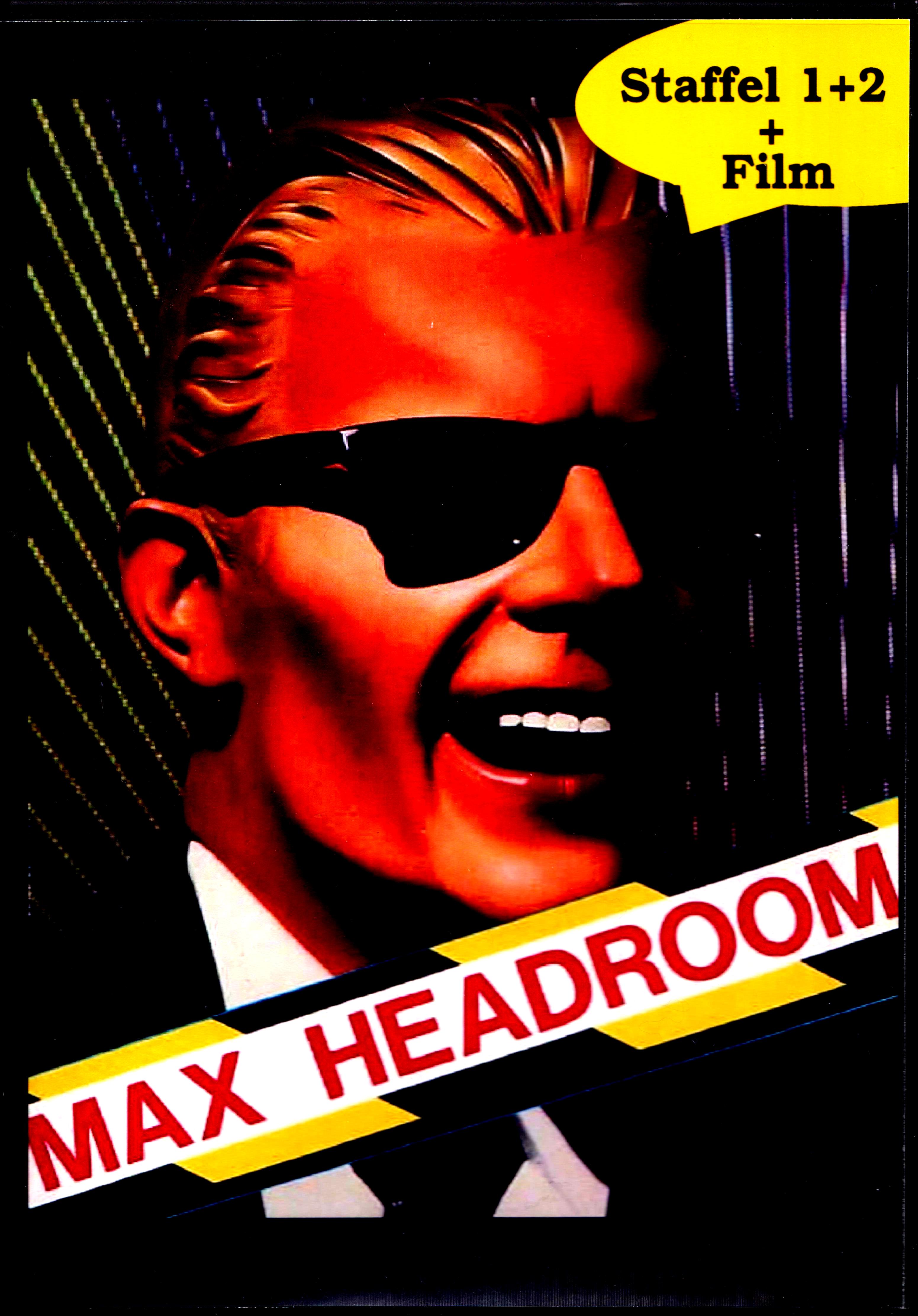 Max Headroom Staffel 1 2 Pilotfilm 4 Disk Box USA 1987 DVD