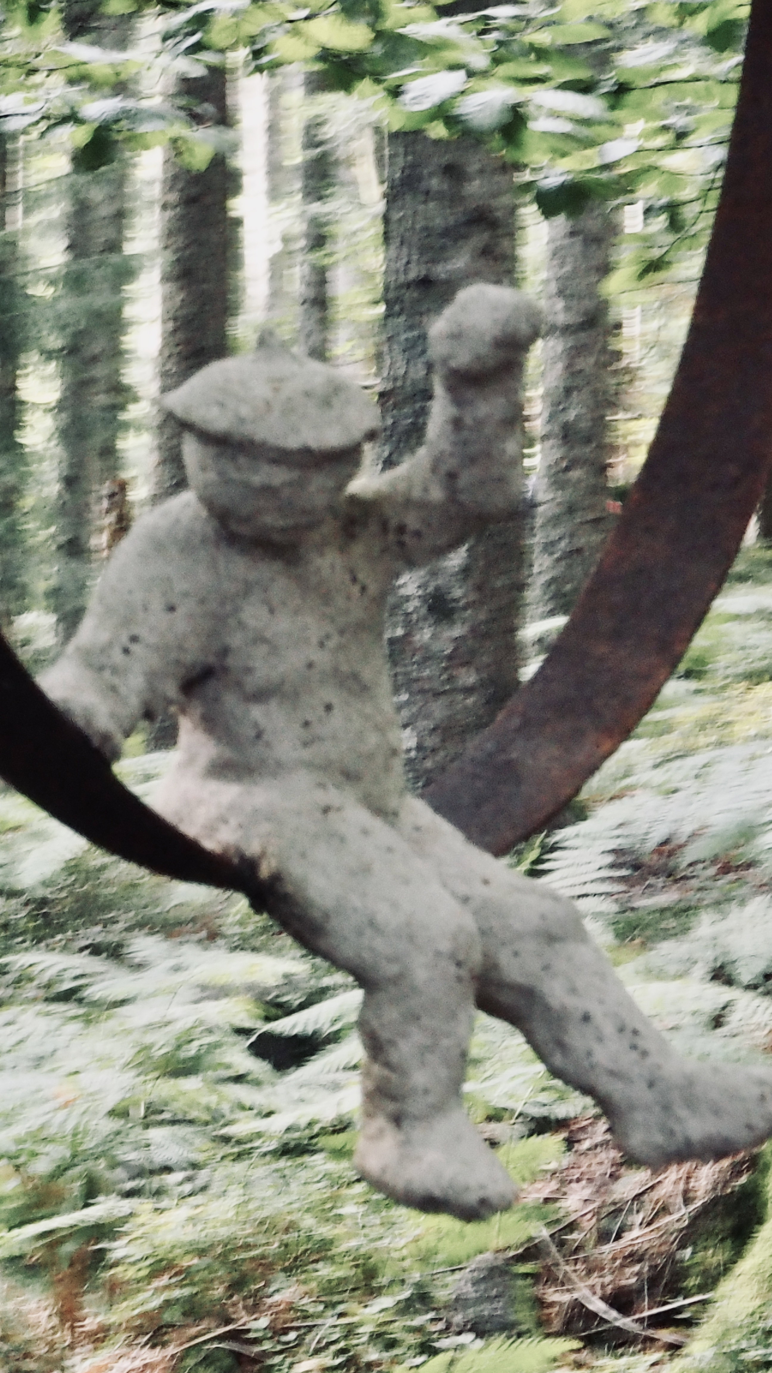 Art in the heart of forests. Outdoor game