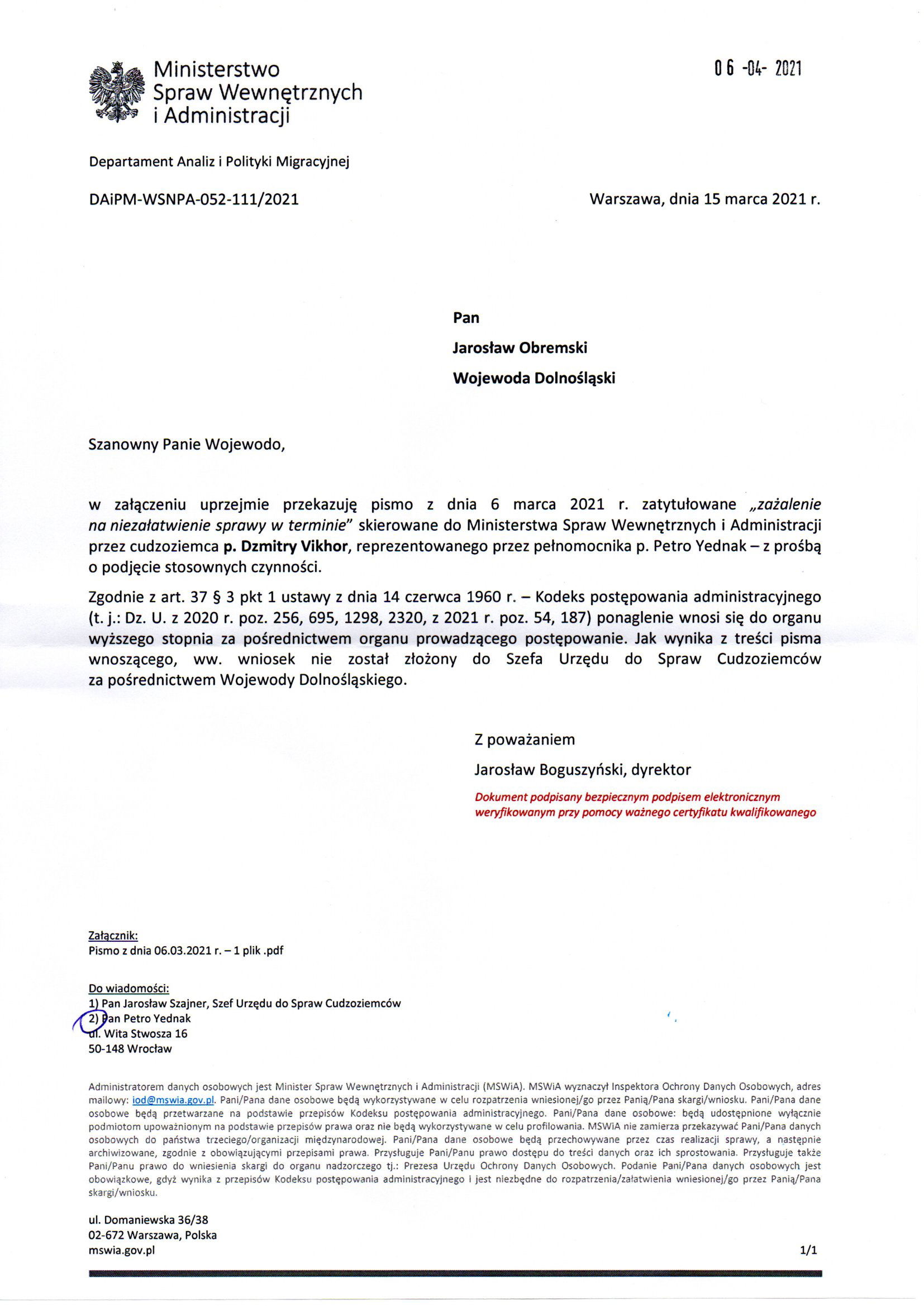 Departament Analiz i Polityki Migracyjnej