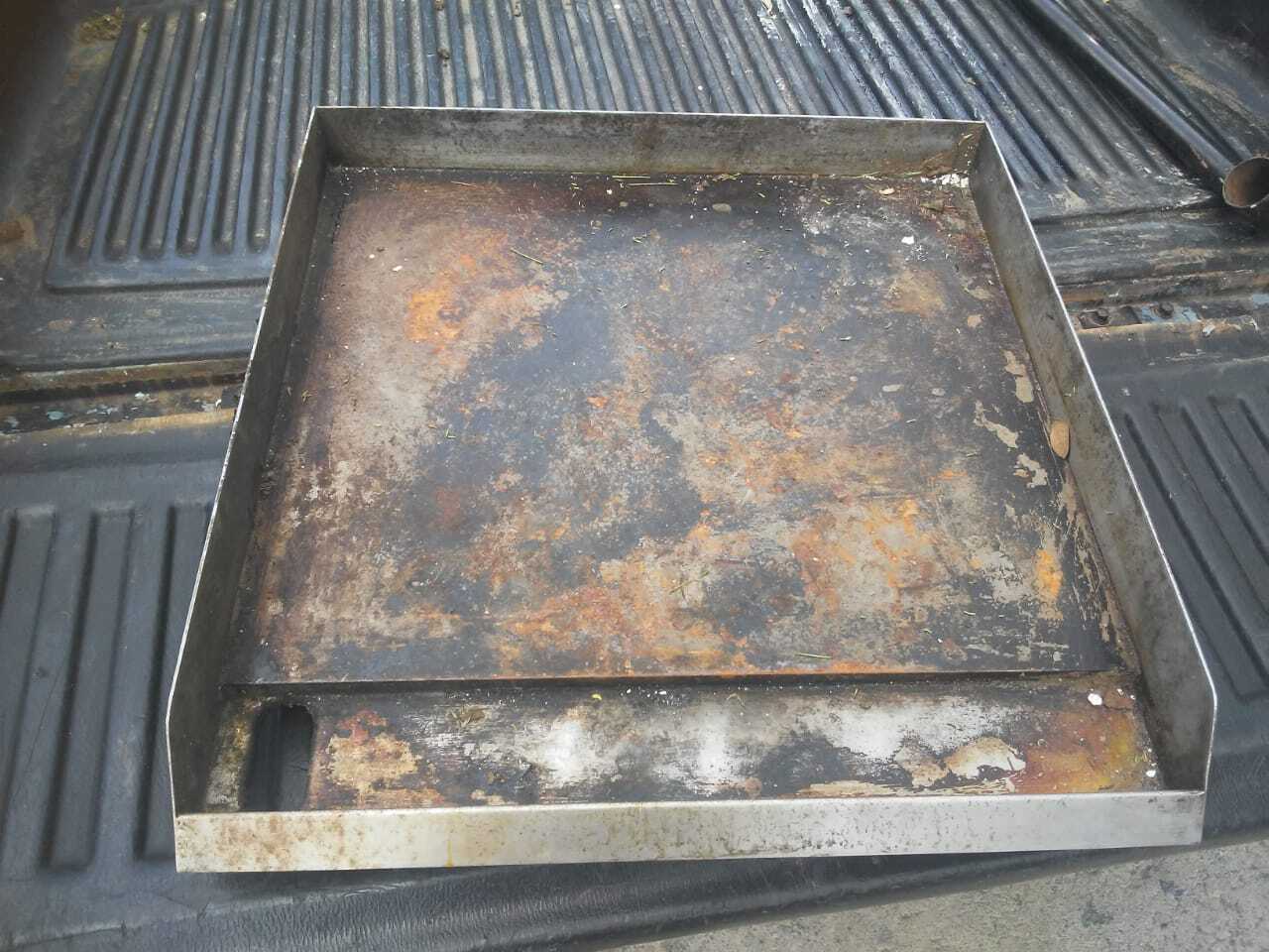 cleaning and maintenance of plates and grills.