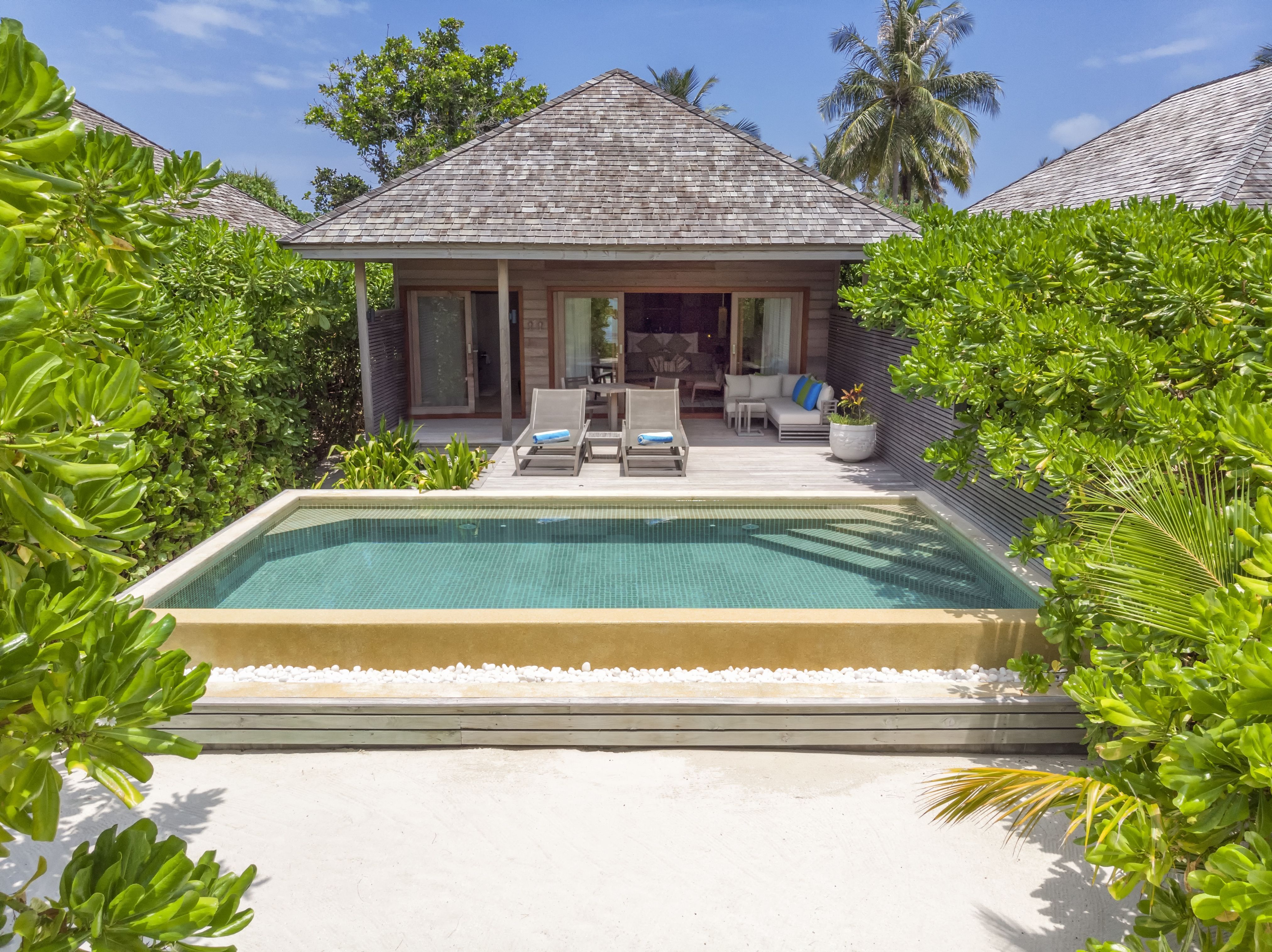 فيلات حمام السباحة الشاطئية - 132 متر مربع