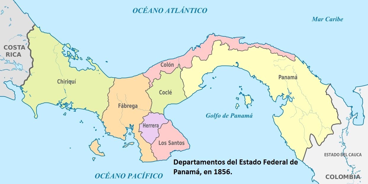 Divisiones De Las Provincias De Panamá 1822 2014 Panamatourit 