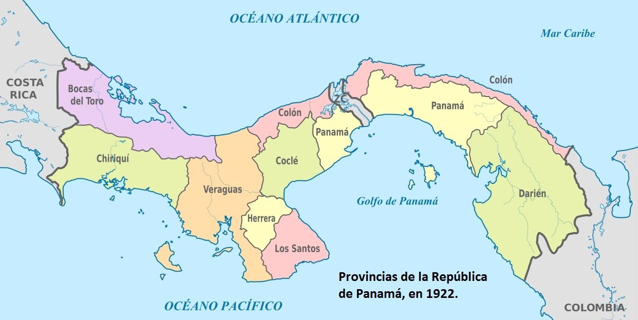 Divisiones De Las Provincias De Panamá 1822 2014 Panamatourit 8749
